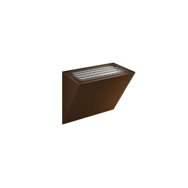 MINI COMET SWITCH  Wandleuchte  1250Lm / 2400Lm  10W / 20W  55°  SWITCH  2.700K/3.200K/4.000K   IK10  IP65  Triac Dimmbar  CORTEN